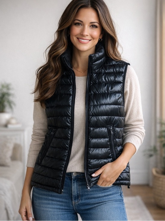 American Eagle Outfitters Jackets & Blazers - American Eagle Puffer Vest Size S Black Lightweight Preppy Outdoor Gorpcore